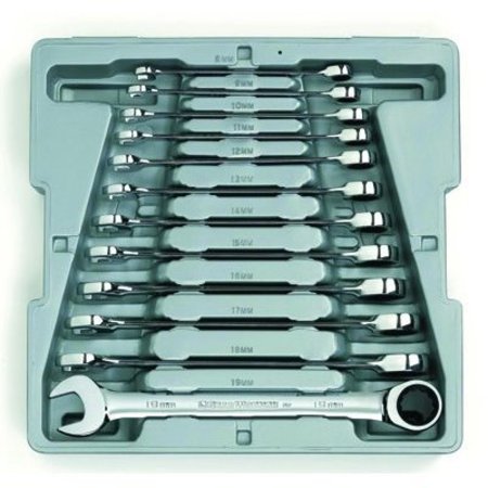 APEX TOOL GROUP WRENCH SET COMBO RATCH MET 12 PT 12 PC GWR9412